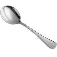 Acopa Vernon 6 1/16" 18/0 Stainless Steel Heavy Weight Bouillon Spoon - 12/Case
