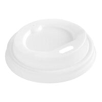 EcoChoice 4 oz. Translucent Compostable Paper Hot Cup Lid - 1,000/Case