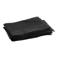Trinity Plastics 30 Gallon 1 Mil 30" x 45" Low-Density Medium-Duty Black Can Liner / Trash Bag - 200/Case